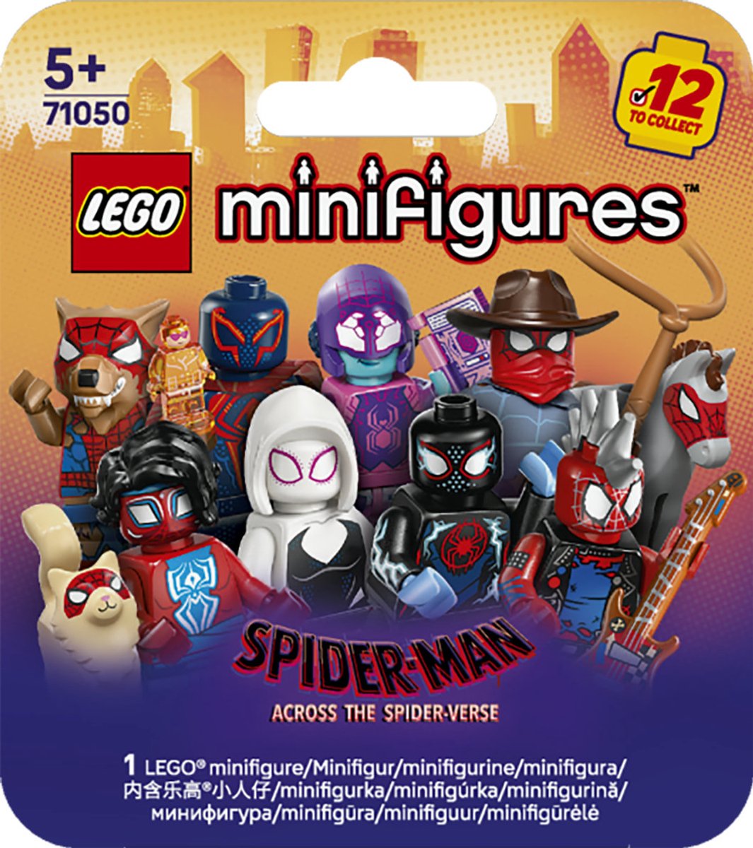 LEGO Minifiguren Spider-verse Serie - Set met 1 van de 12 Figuren - 71050