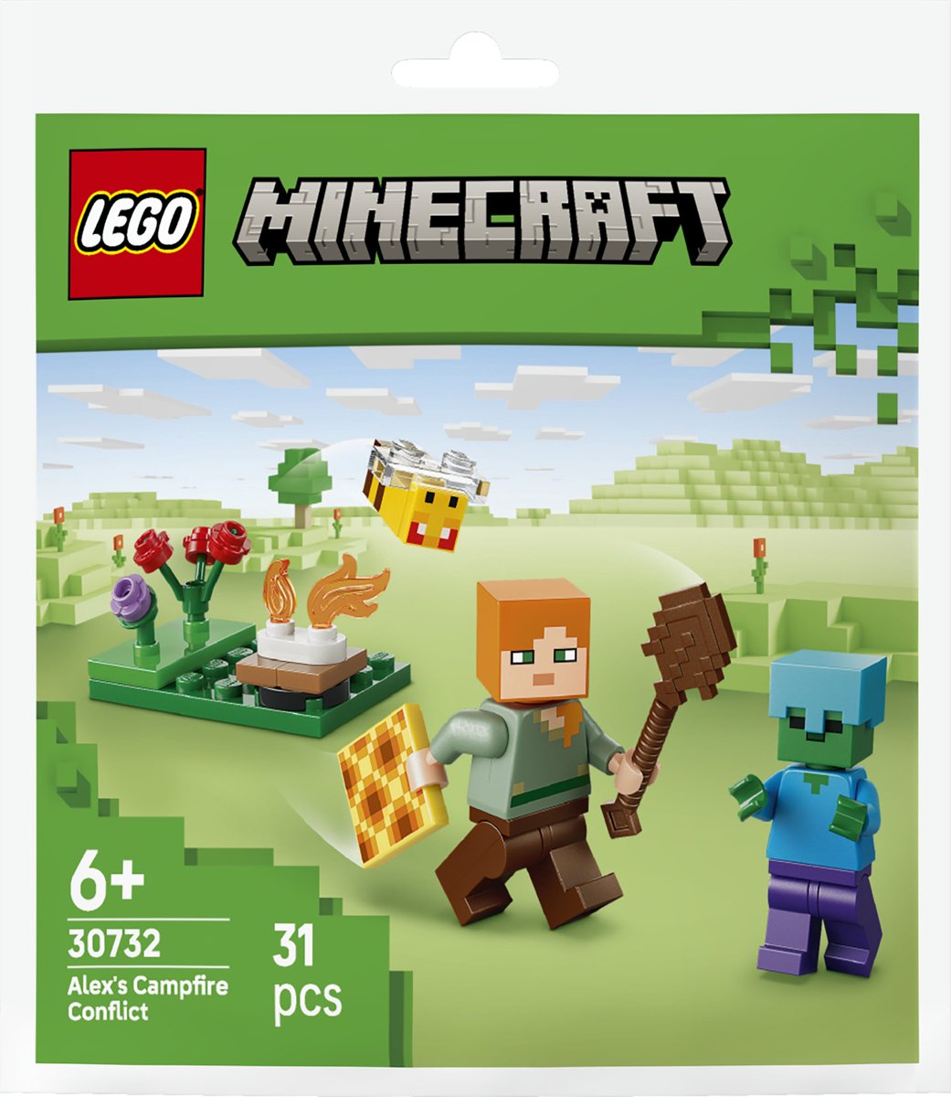 LEGO Minecraft - Alex en de strijd bij het kampvuur - 30732