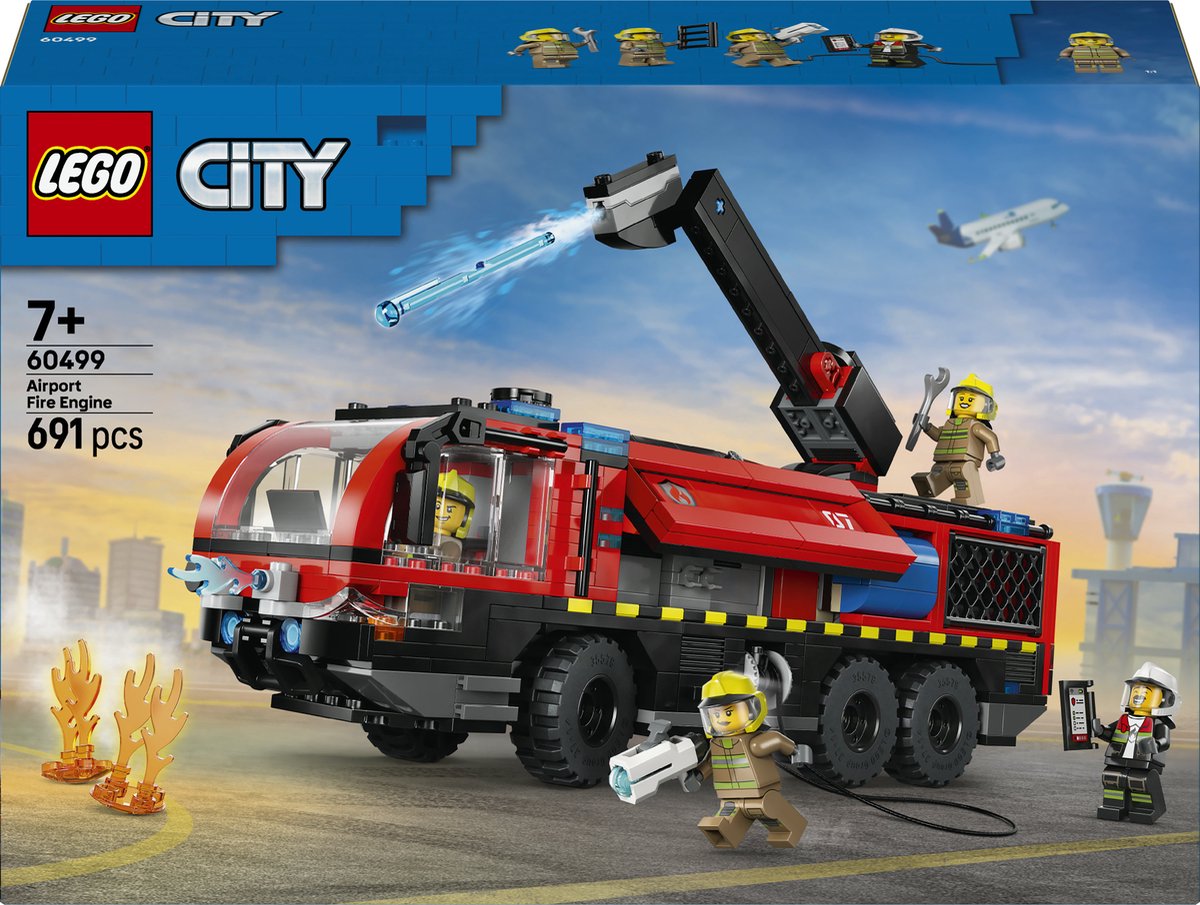 LEGO City brandweerauto luchthaven - speelgoedvoertuig voor kinderen.
