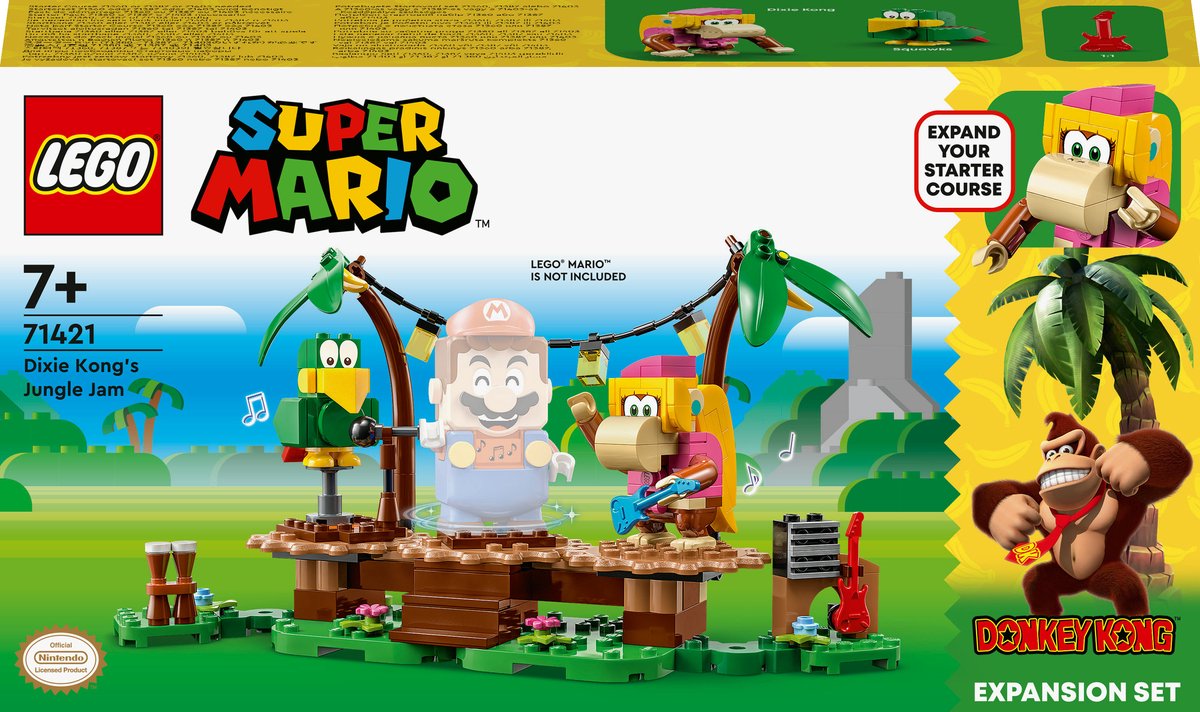 LEGO Super Mario Uitbreidingsset: Dixie Kongs Jungleshow - 71421