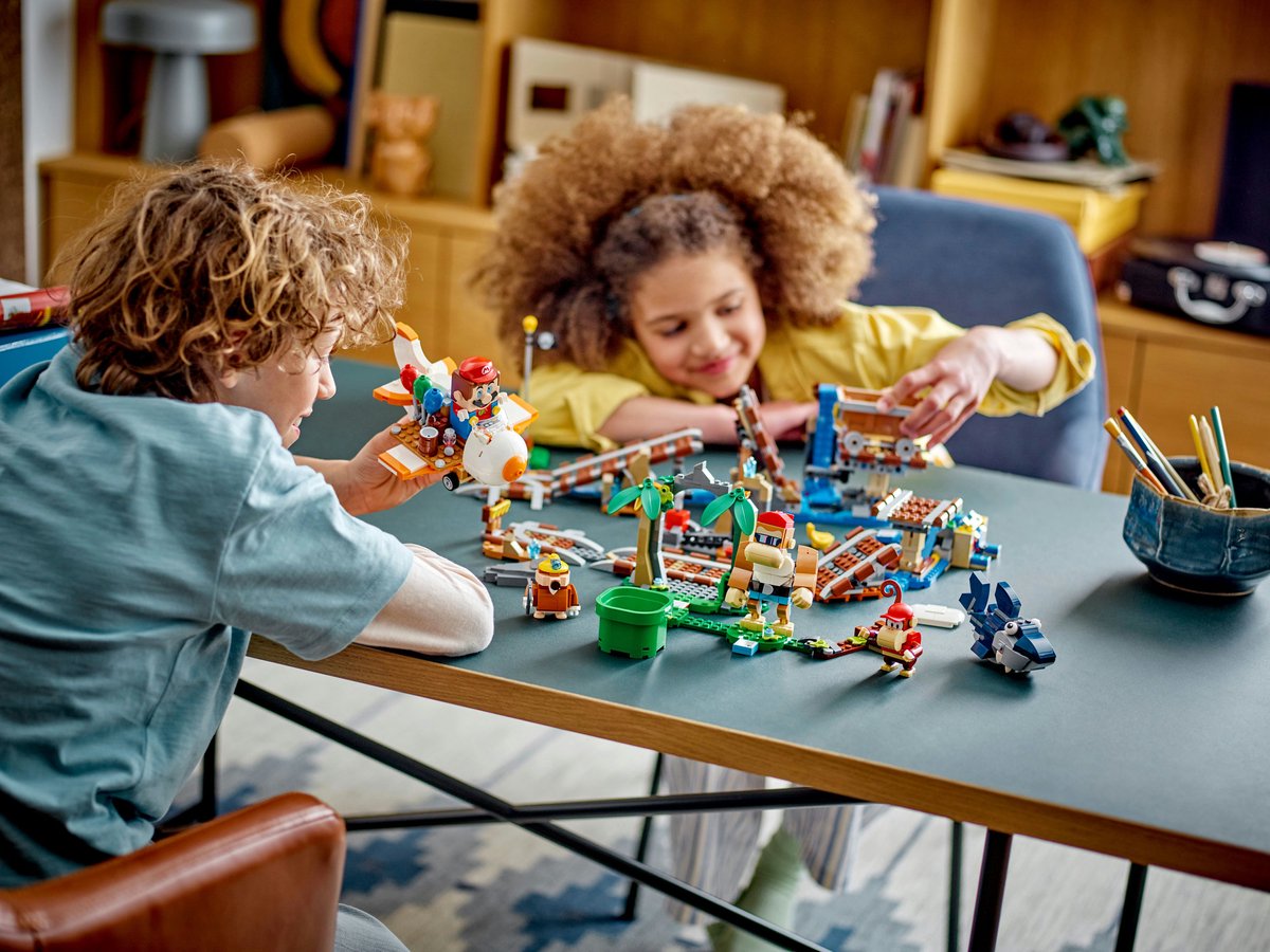 LEGO Super Mario Uitbreidingsset: Diddy Kongs mijnwagenrit - 71425