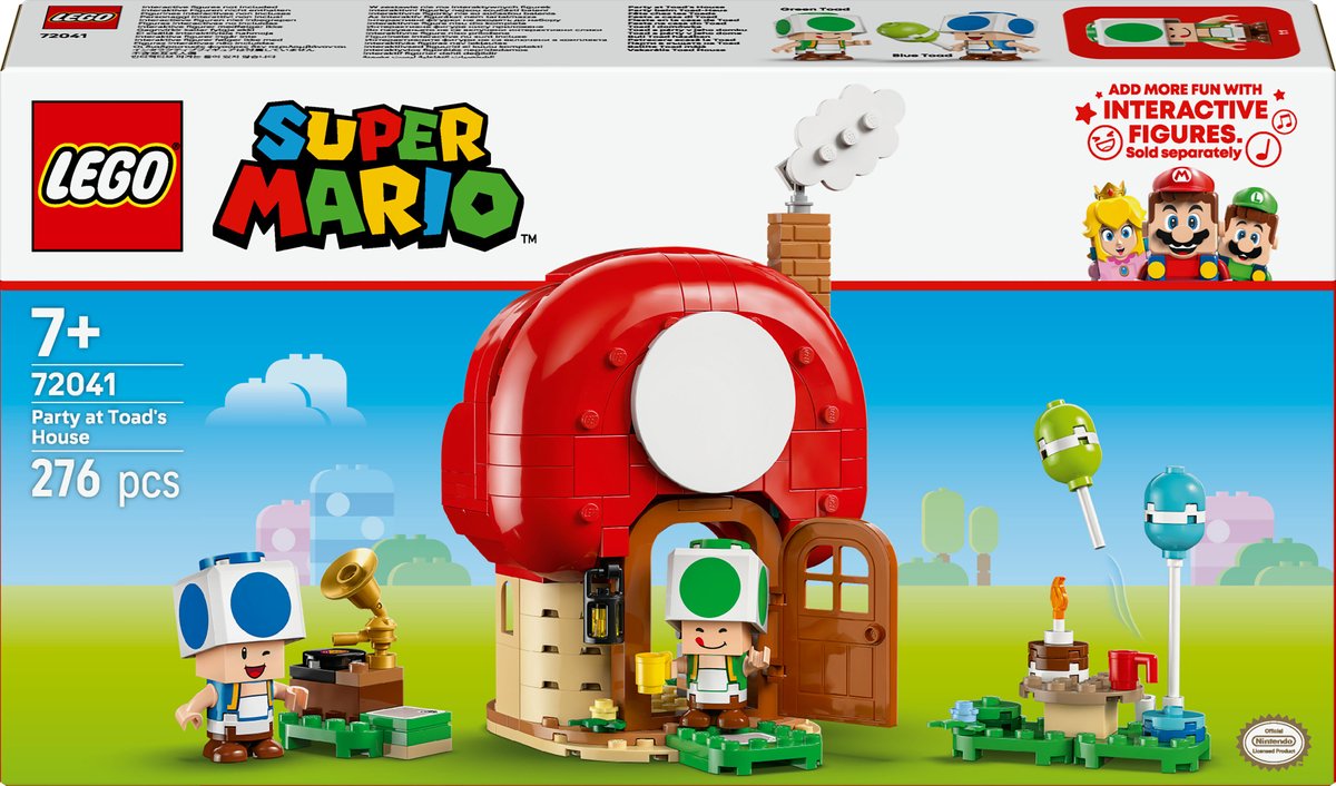 LEGO® Super Mario™ Toads Huisfeestje, Speelgoed - 72041