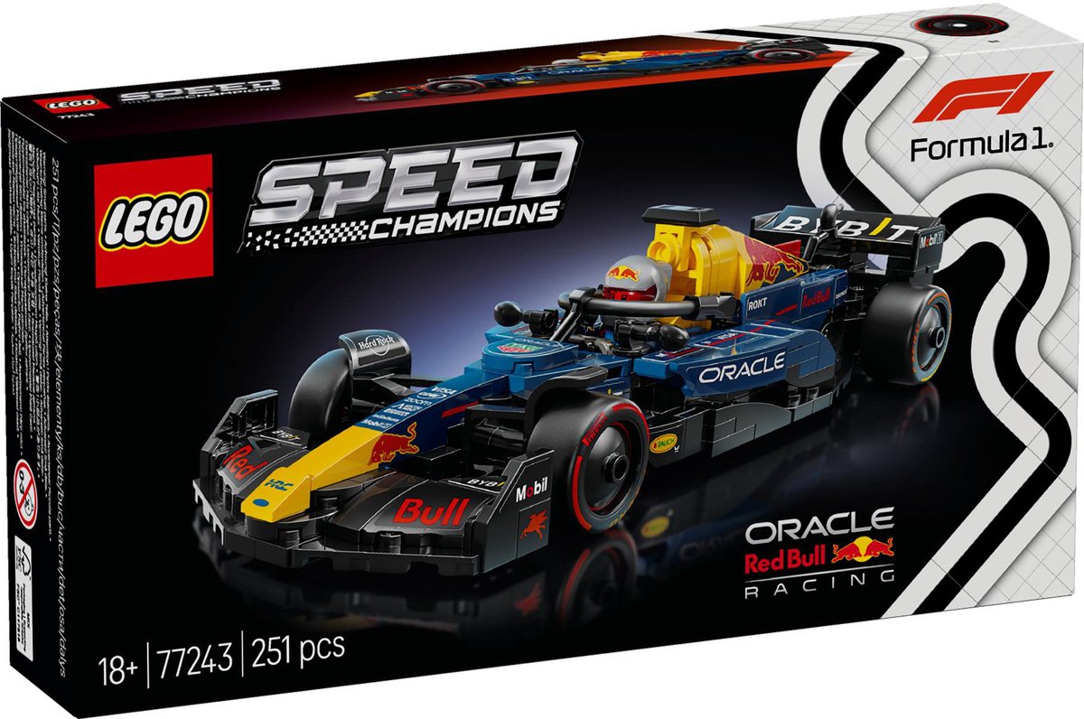 LEGO Speed Champions Oracle Red Bull Racing RB20 F1 Auto Set - 77243