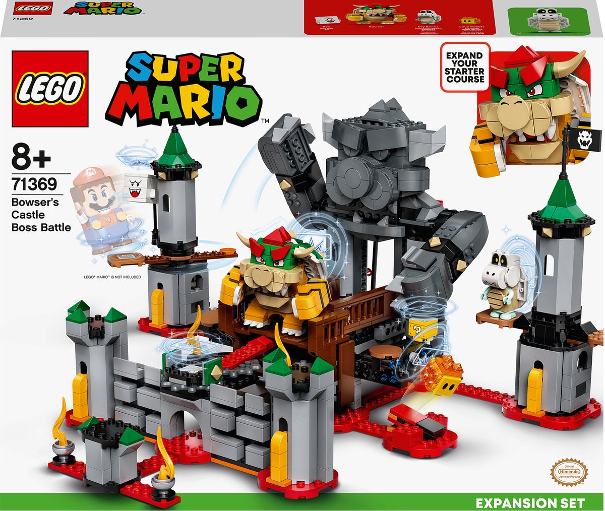 LEGO Super Mario Uitbreidingsset Eindbaasgevecht op Bowsers Kasteel - 71369