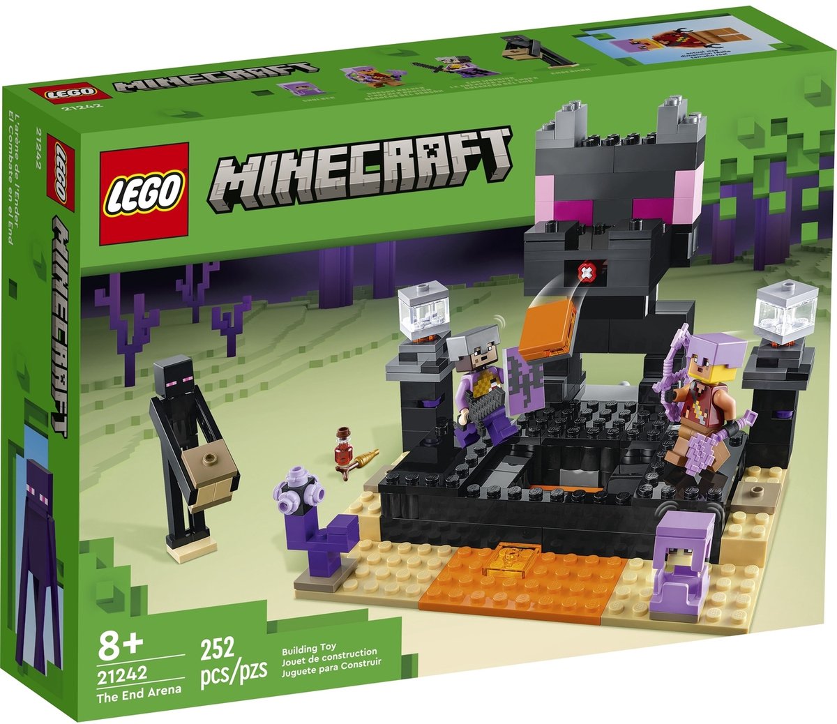 LEGO Minecraft De Eindarena, Constructie Speelgoed Set - 21242