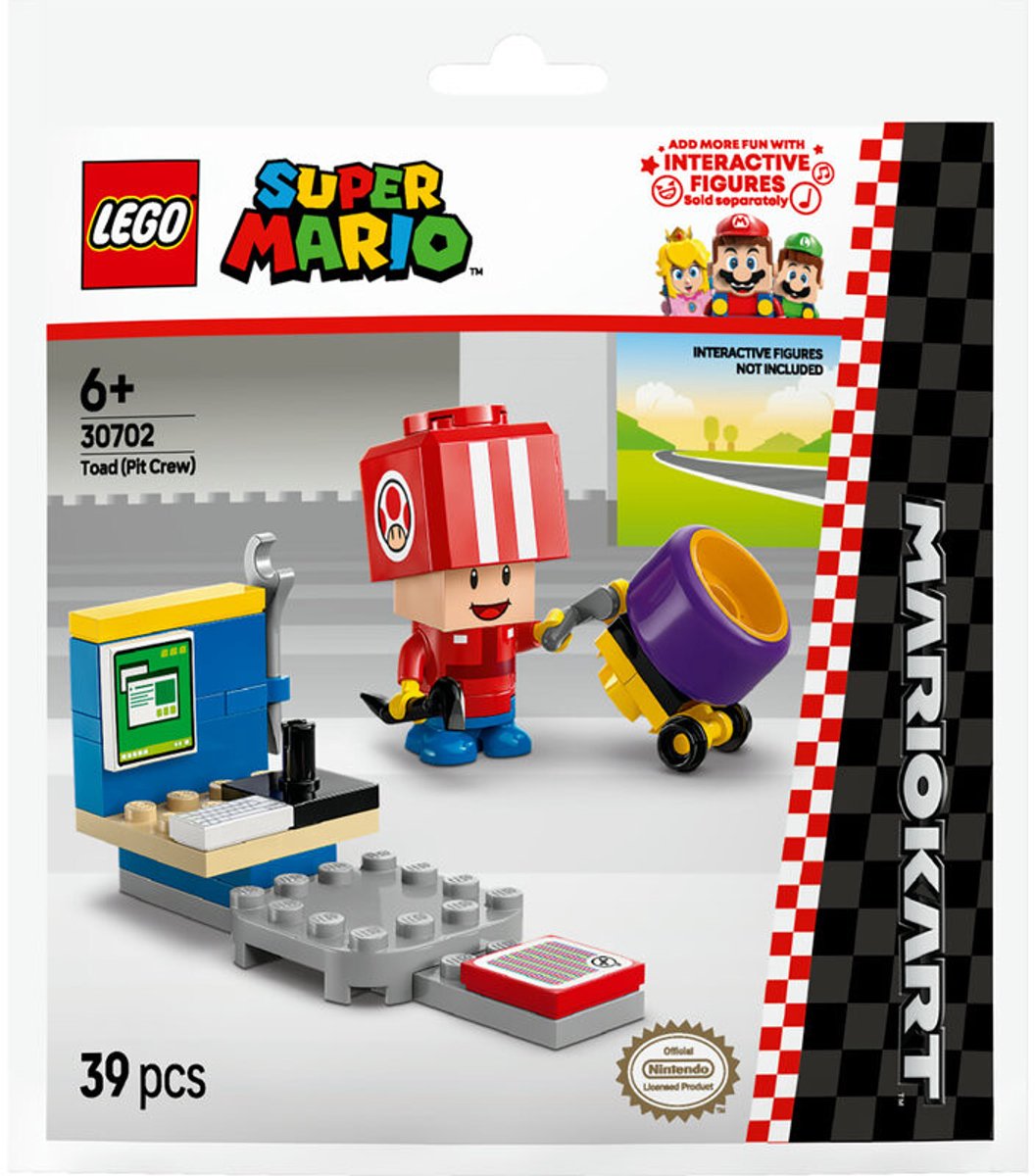 LEGO Super Mario 30702 - Mario Kart Toad Pitstop (paperbag)