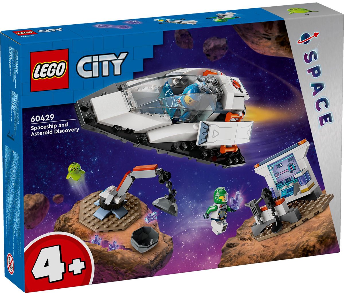 LEGO City Ruimteschip en Ontdekking van Asteroïde - 60429