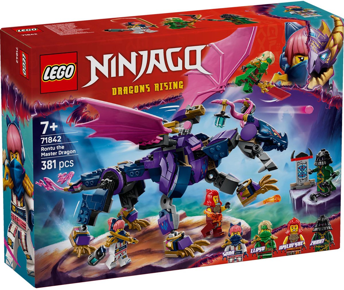 LEGO® NINJAGO® Rontu de Meesterdraak Speelgoedset - 71842