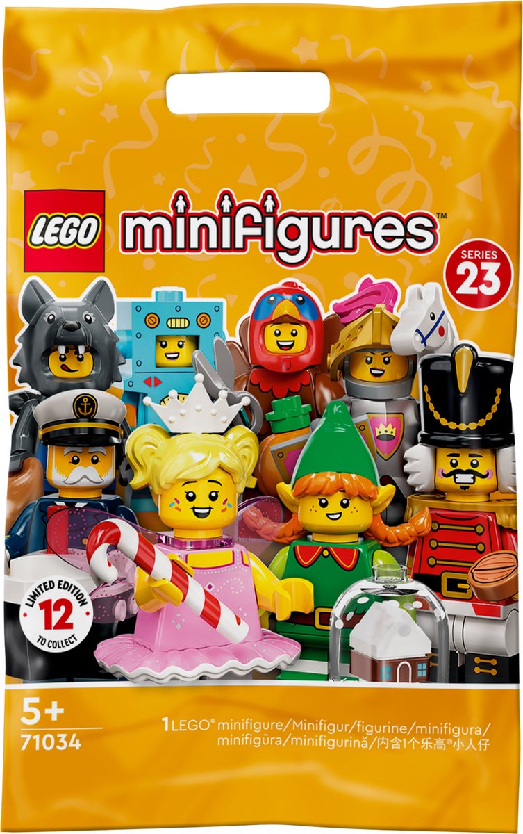 LEGO 71034 Minifigures Serie 23 (Verrassingszakje, 1 Minifiguur per verpakking)