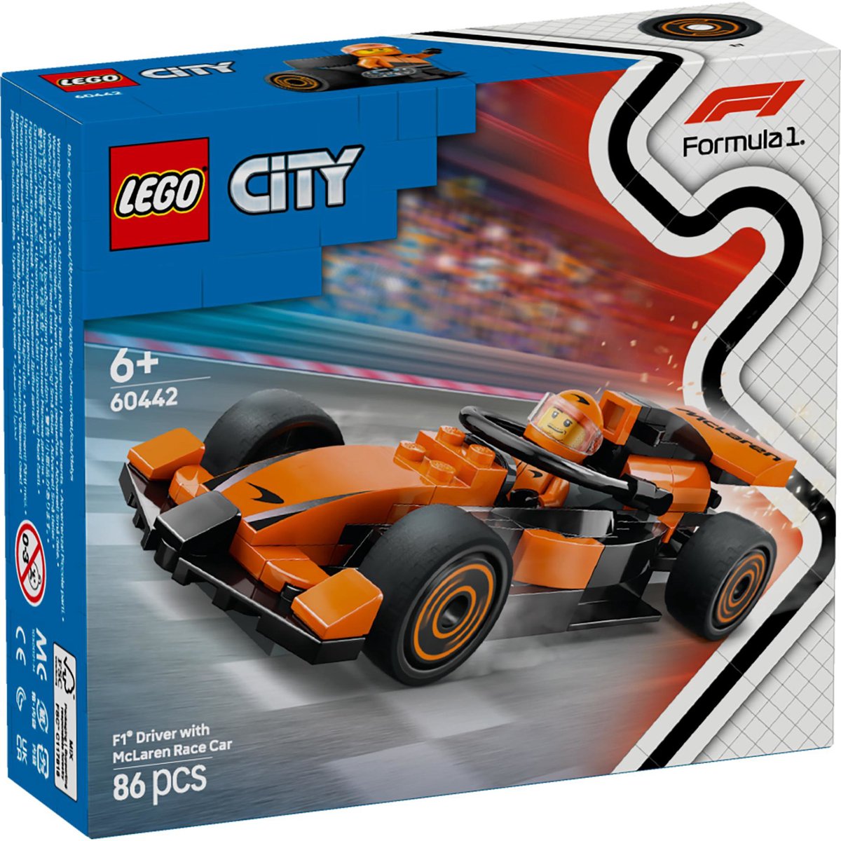 LEGO City F1 coureur met McLaren racewagen - 60442