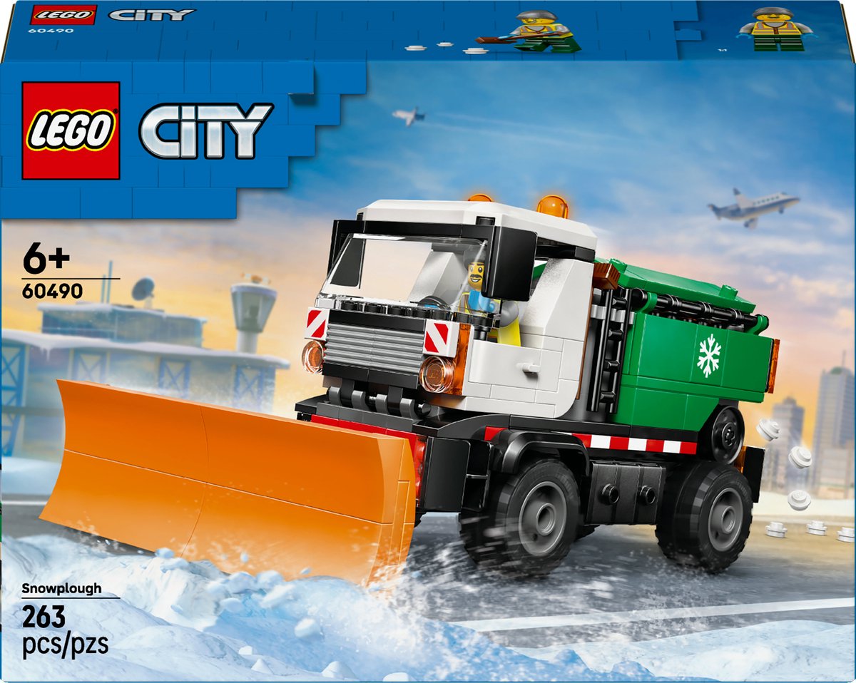 LEGO City - Sneeuwschuiver bouwset - winter speelgoed voor kinderen - 60490
