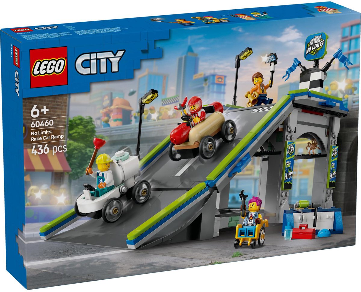 LEGO City Snelle schans voor raceauto's zeepkistenset - 60460