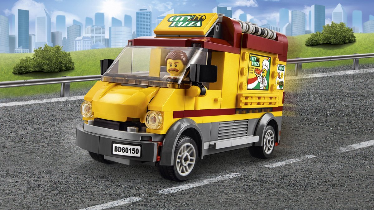 LEGO City Pizza Bestelwagen - 60150