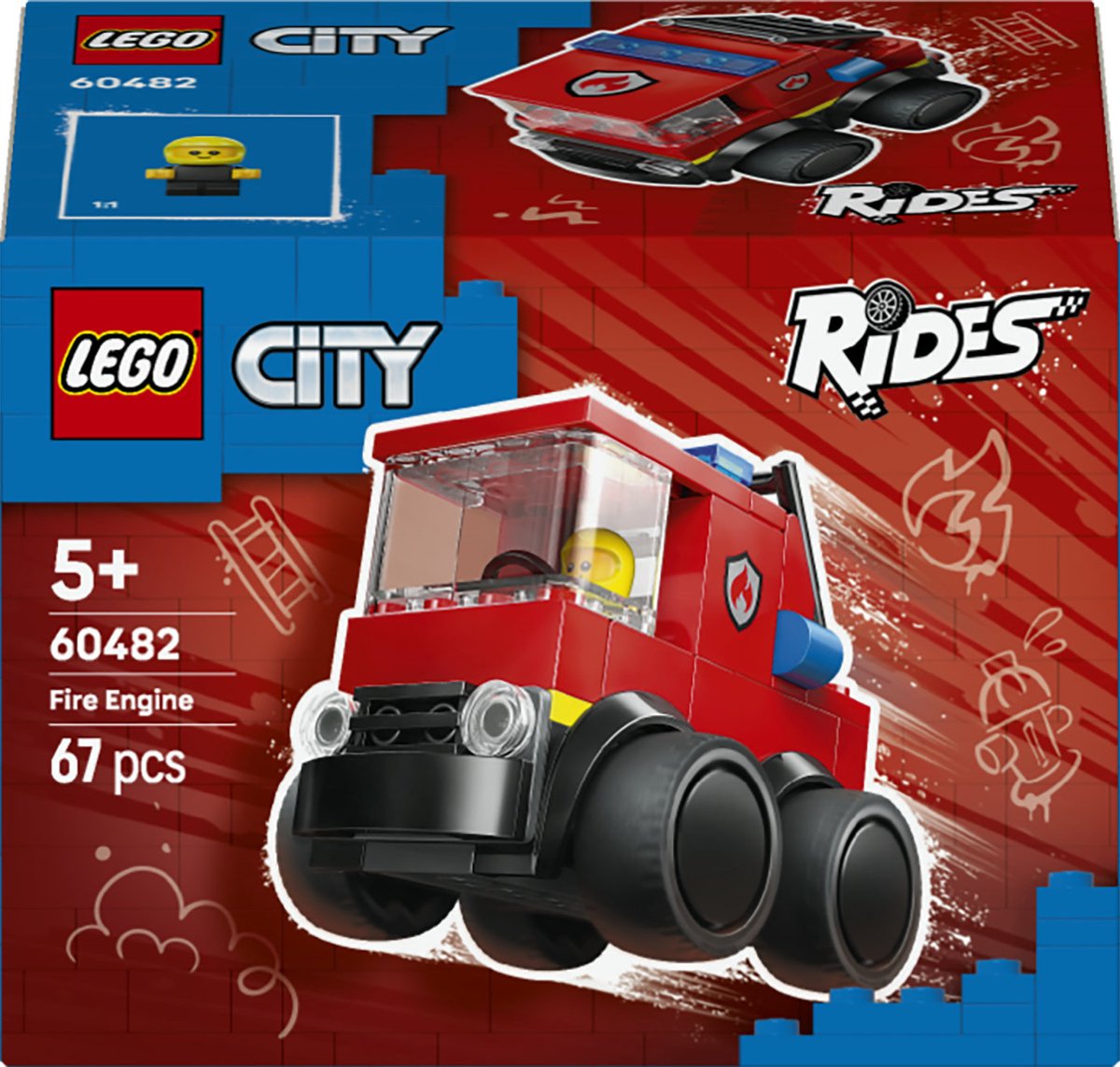 LEGO City Rides – Fire Truck - 60482