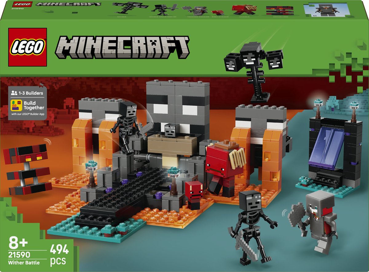 LEGO Minecraft De Wither-Strijd Videogame Speelgoed voor Kinderen - 21590