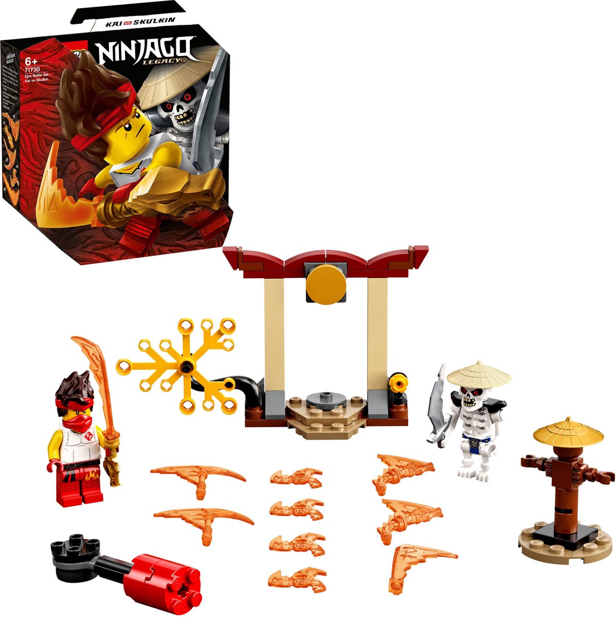 LEGO NINJAGO Epische Strijd Set Kai tegen Skulkin - 71730