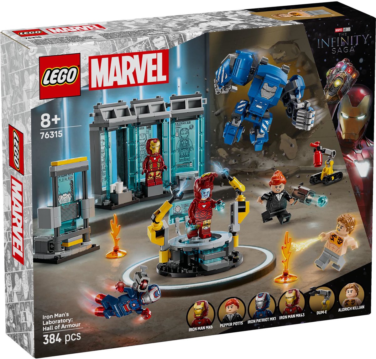 LEGO Marvel Iron Mans Laboratorium: Harnasruimte Set - 76315