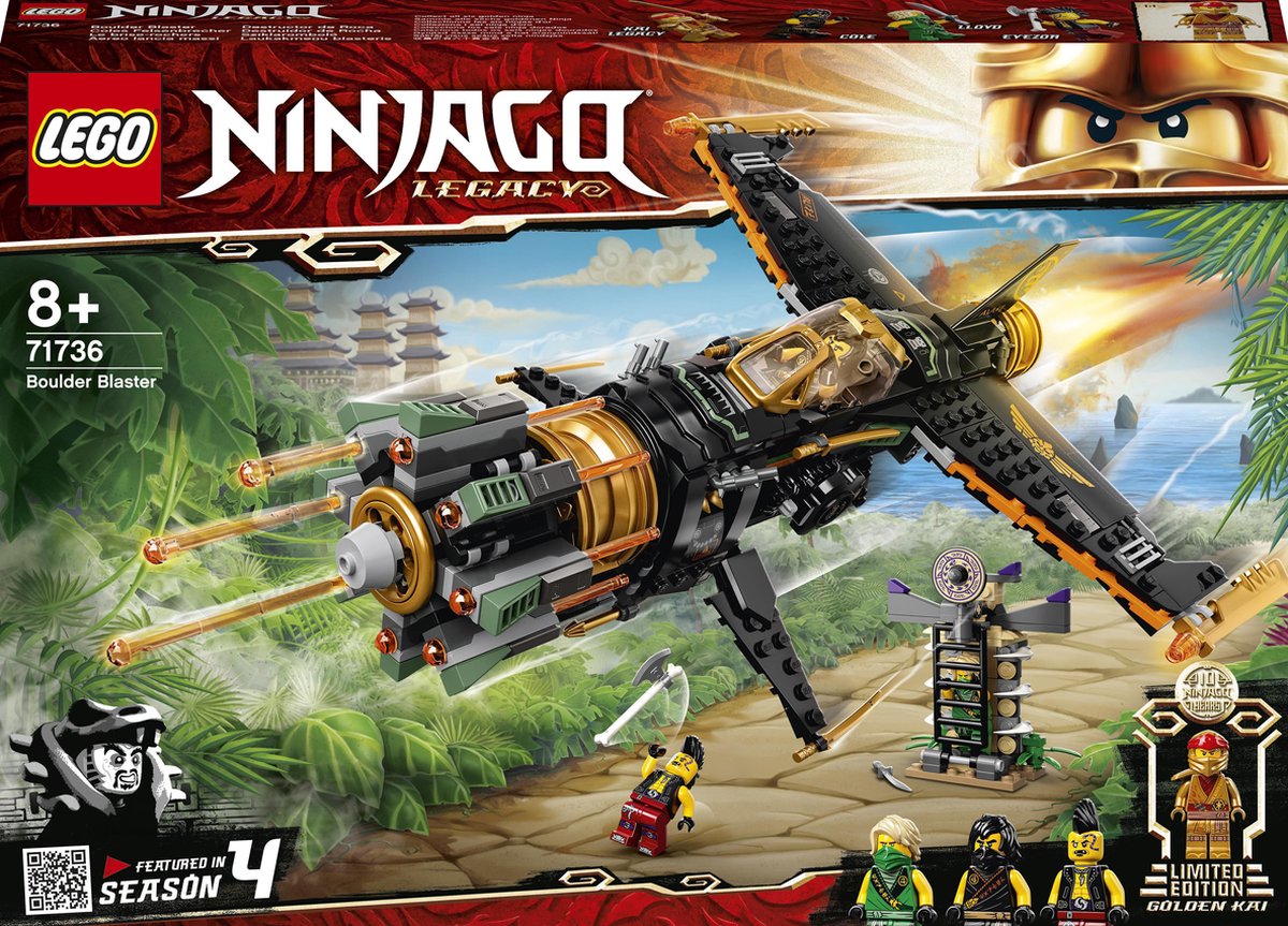 LEGO NINJAGO Legacy Rotsblok Blaster - 71736