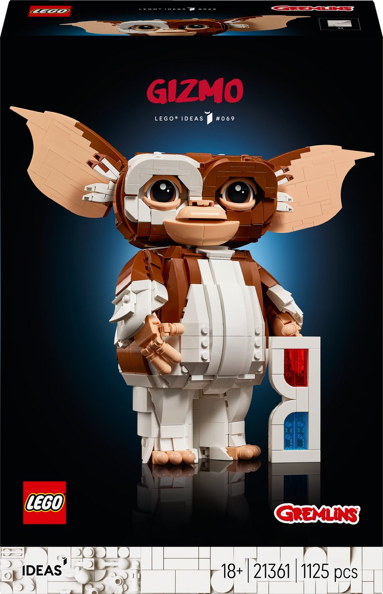 LEGO Ideas Gremlins: Gizmo, Verstelbare Figuur Set - 21361