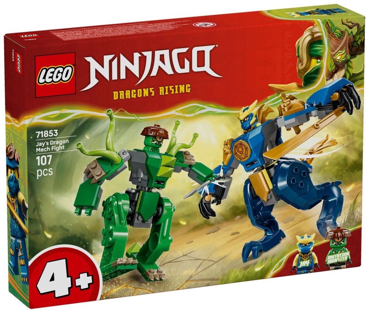 LEGO® NINJAGO® - Jay's Drakenmechastrijd - Speelgoedmecha - Speelset met 2 Minifiguren - 71853