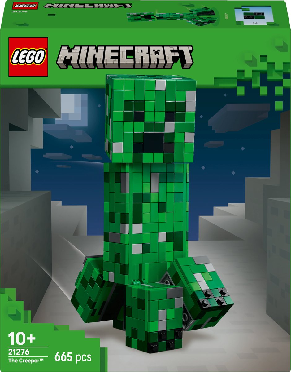 LEGO Minecraft De Creeper Actiefiguur Bouwpakket - 21276