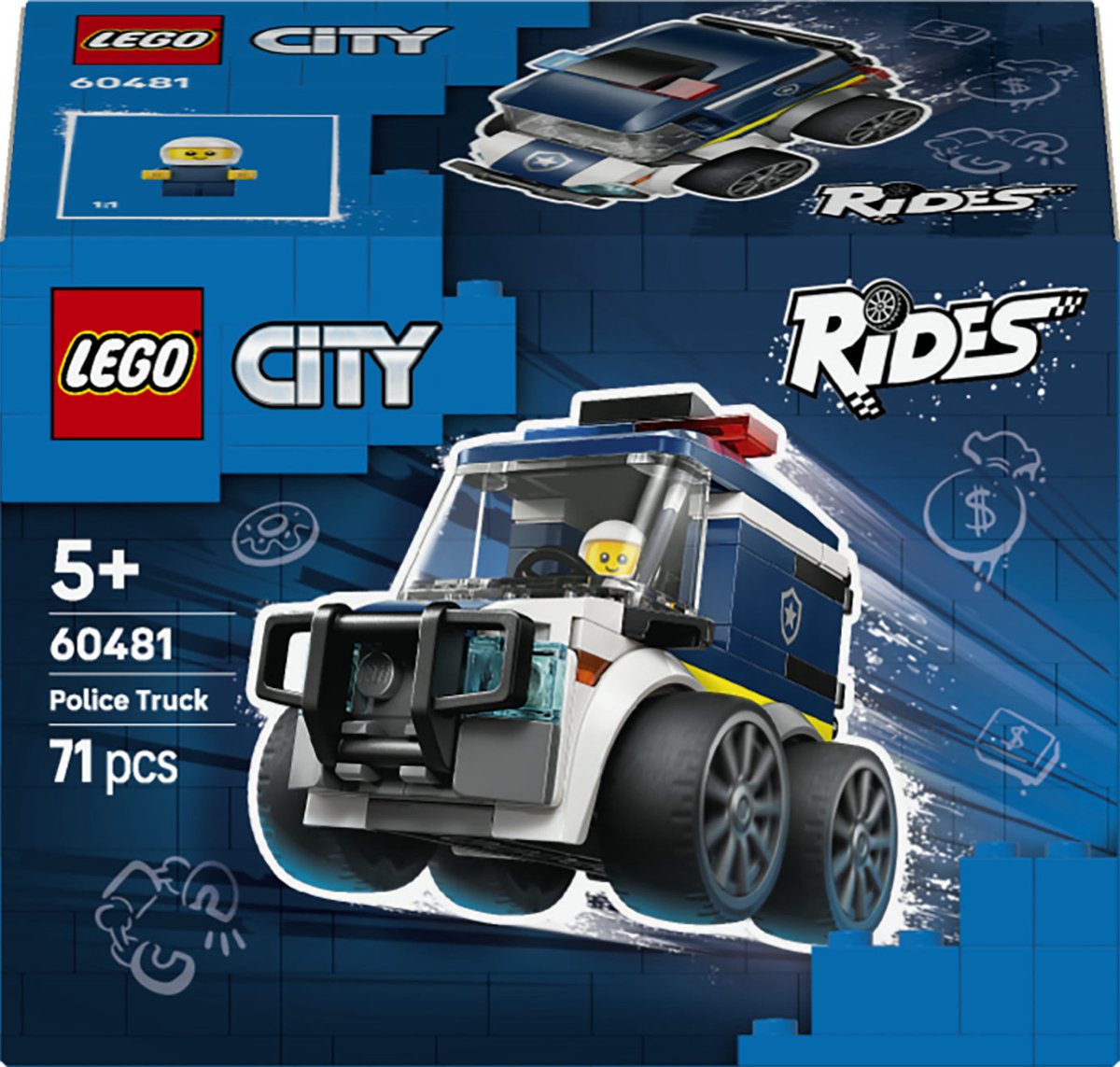 LEGO City politie speelgoedtruck - Coole Flitzer 60481.