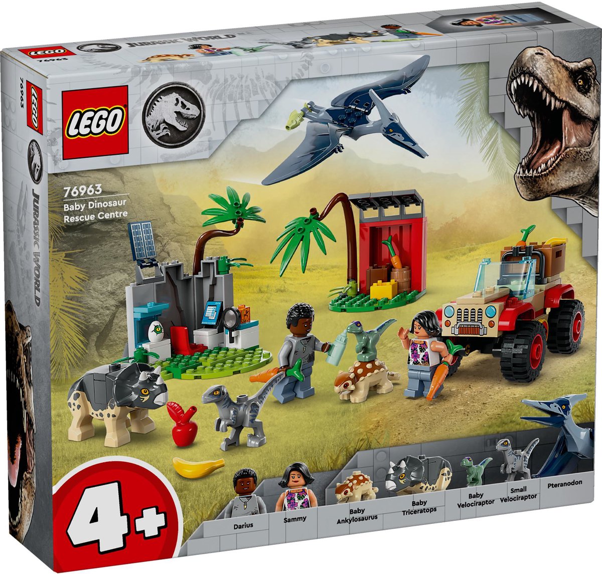 LEGO Jurassic World Reddingscentrum voor Babydinosaurussen - 76963