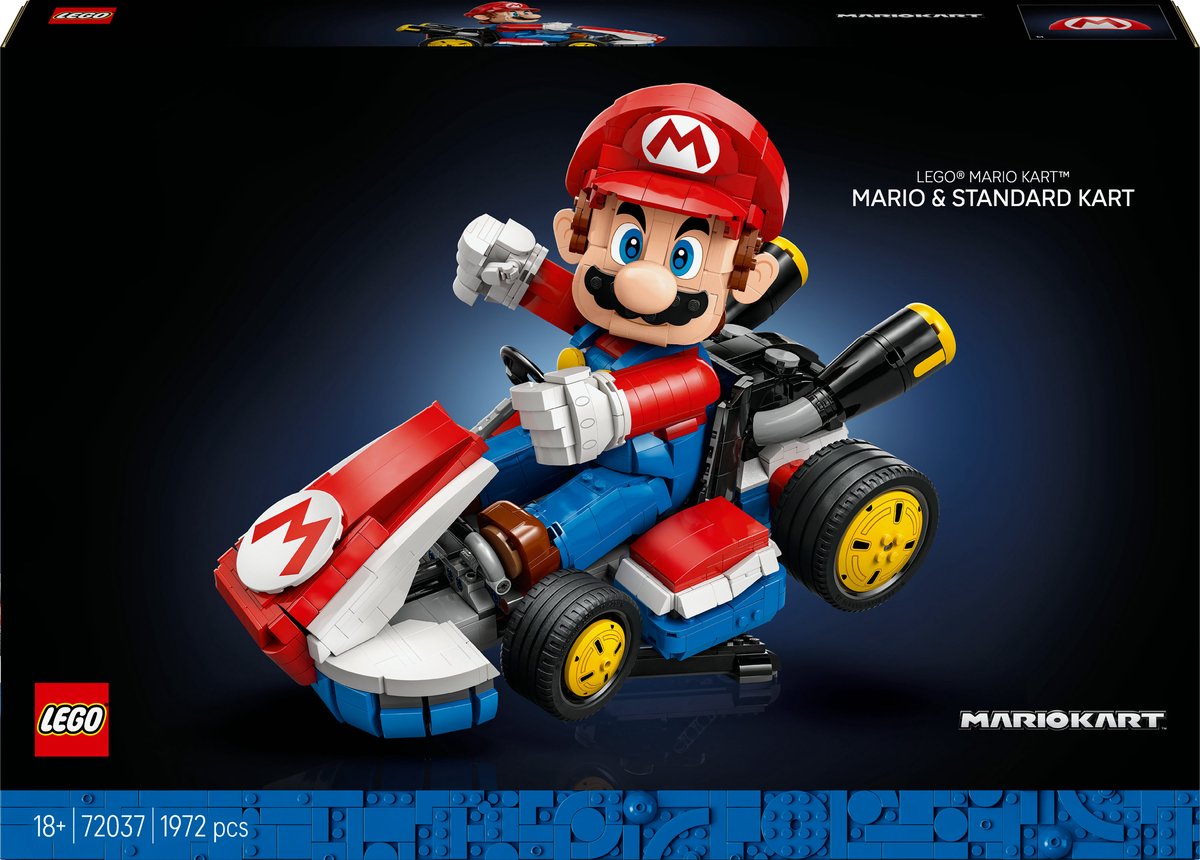 LEGO® Super Mario™: Mario Kart™ – Mario en Standaardkart - 72037
