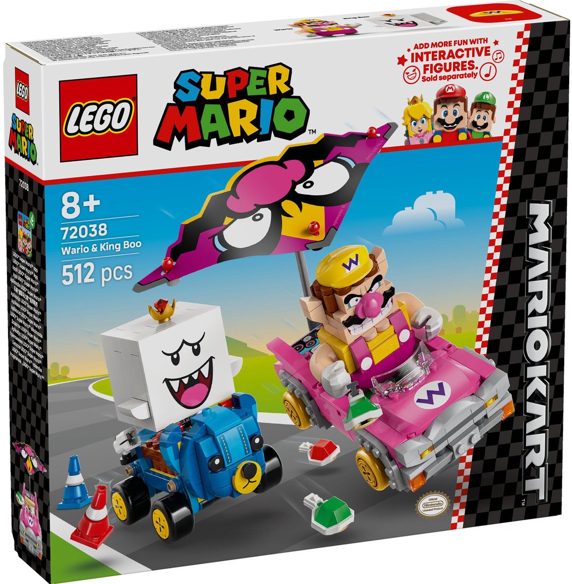 LEGO® Super Mario™: Mario Kart™ – Wario en King Boo - 72038