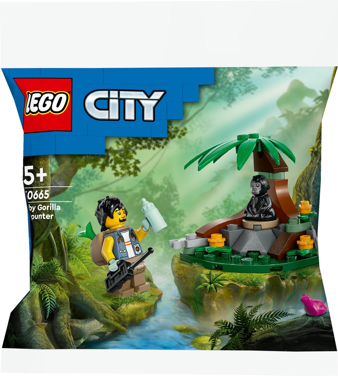 LEGO City 30665 - Jungleverkenner met babygorilla (polybag)
