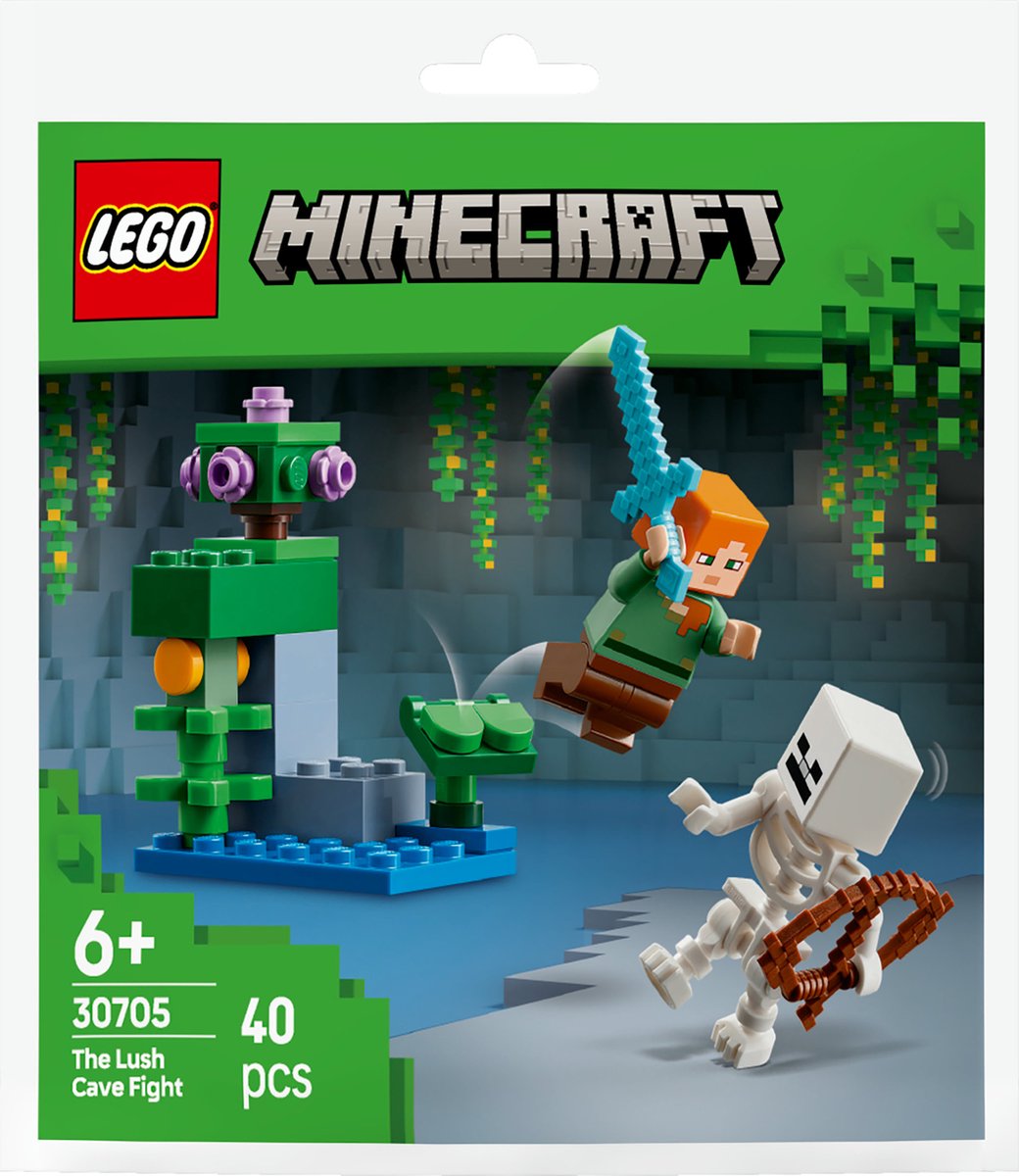 LEGO Minecraft 30705 - Duel bij de weelderige grot (polybag)