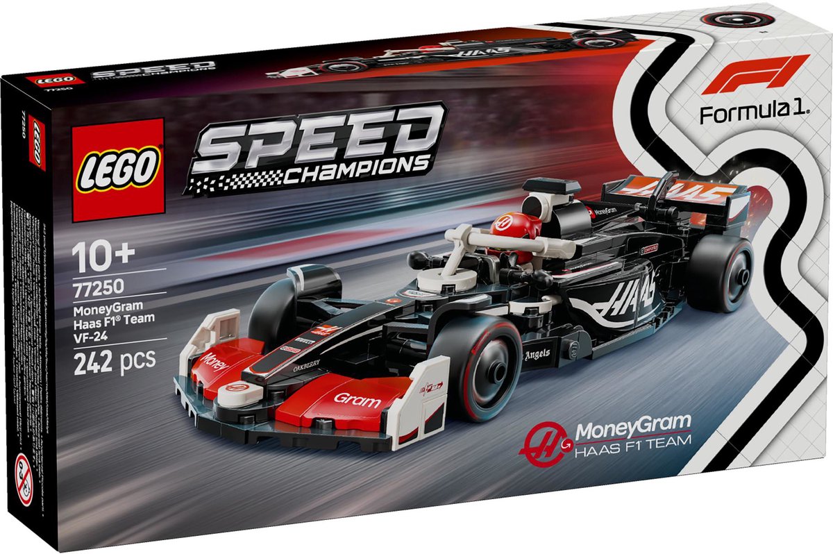 LEGO Speed Champions MoneyGram Haas F1 Team VF-24 racewagen Set - 77250