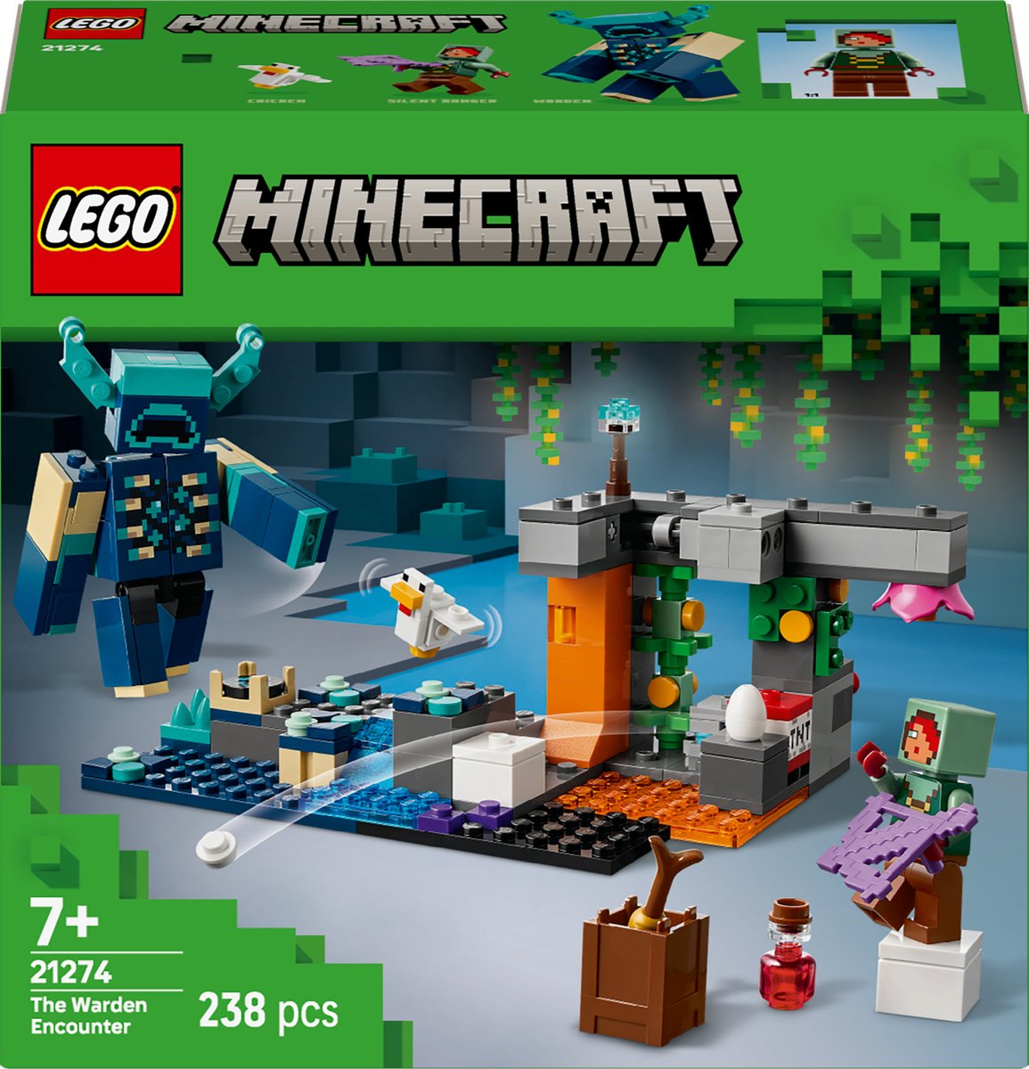 LEGO® Minecraft® De Ontmoeting met de Opzichter - 21274