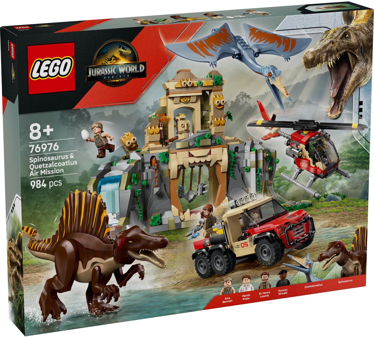 LEGO® - Jurassic World - Spinosaurus en Quetzalcoatlus Luchtmissie - 76976