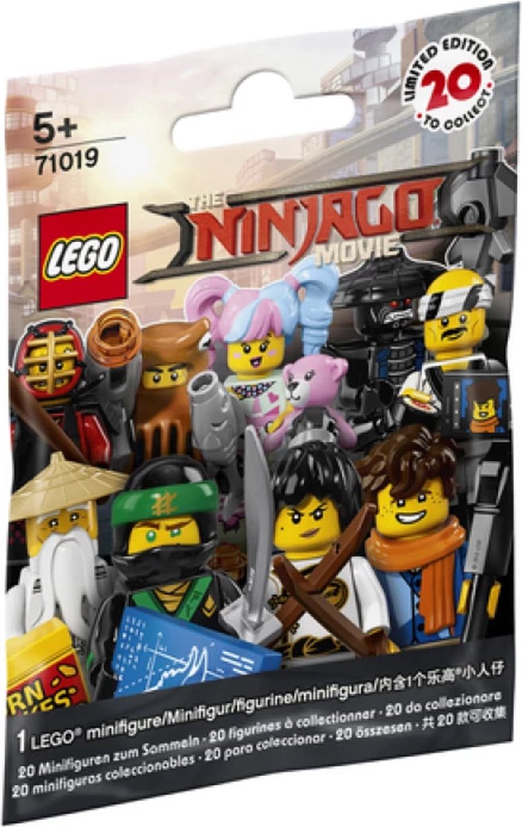 LEGO 71019 Minifigures The NINJAGO Movie (Verrassingszakje, 1 Minifiguur per verpakking)