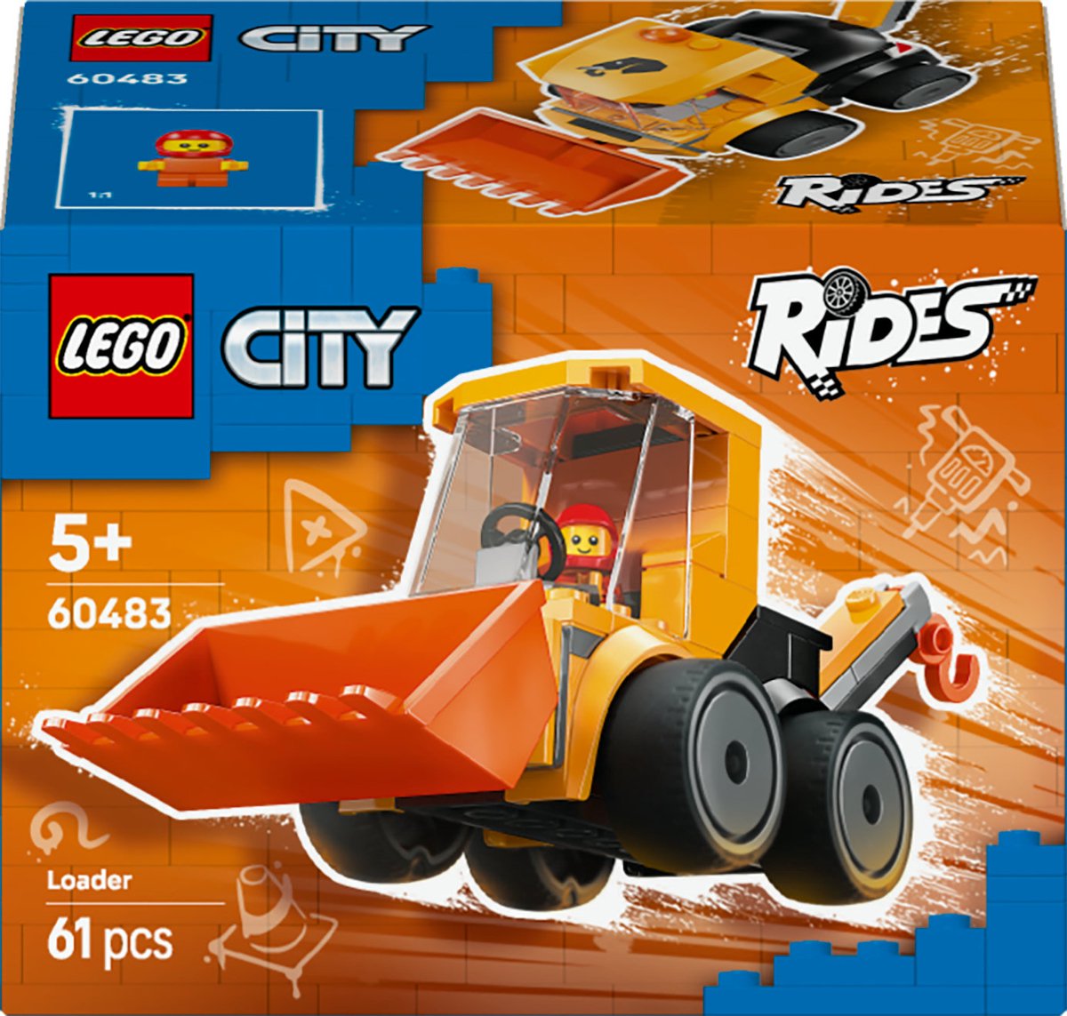 LEGO City Rides – Construction Loader - 60483