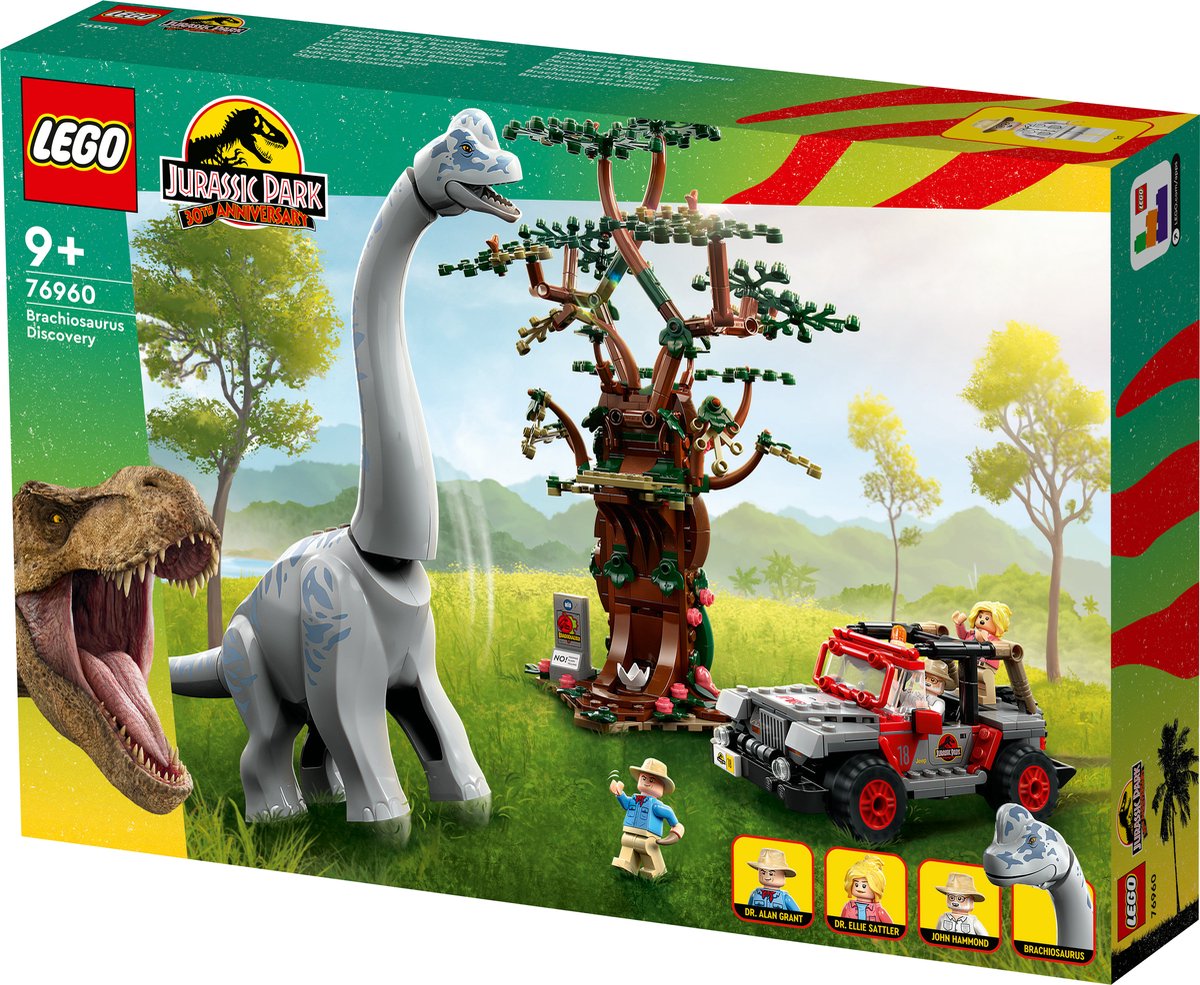 LEGO Jurassic Park Brachiosaurus ontdekking Dinosaurus Speelgoed - 76960