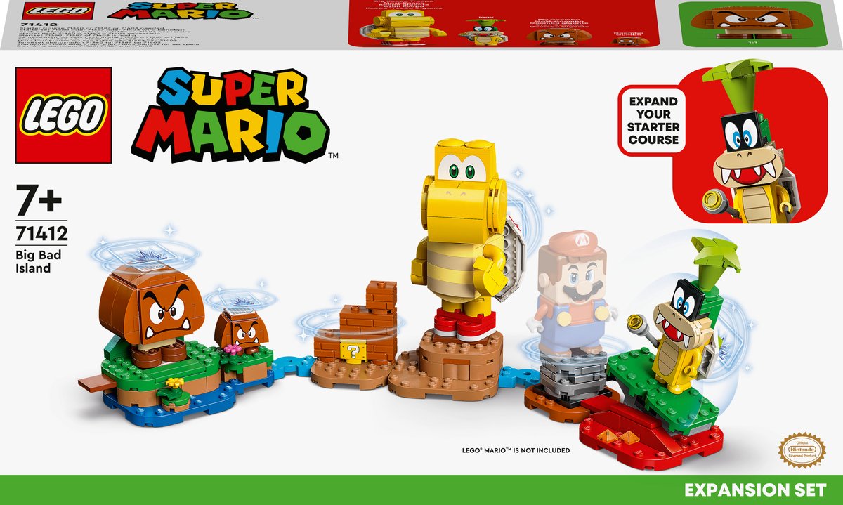 LEGO Super Mario Uitbreidingsset: Groot duister eiland - 71412