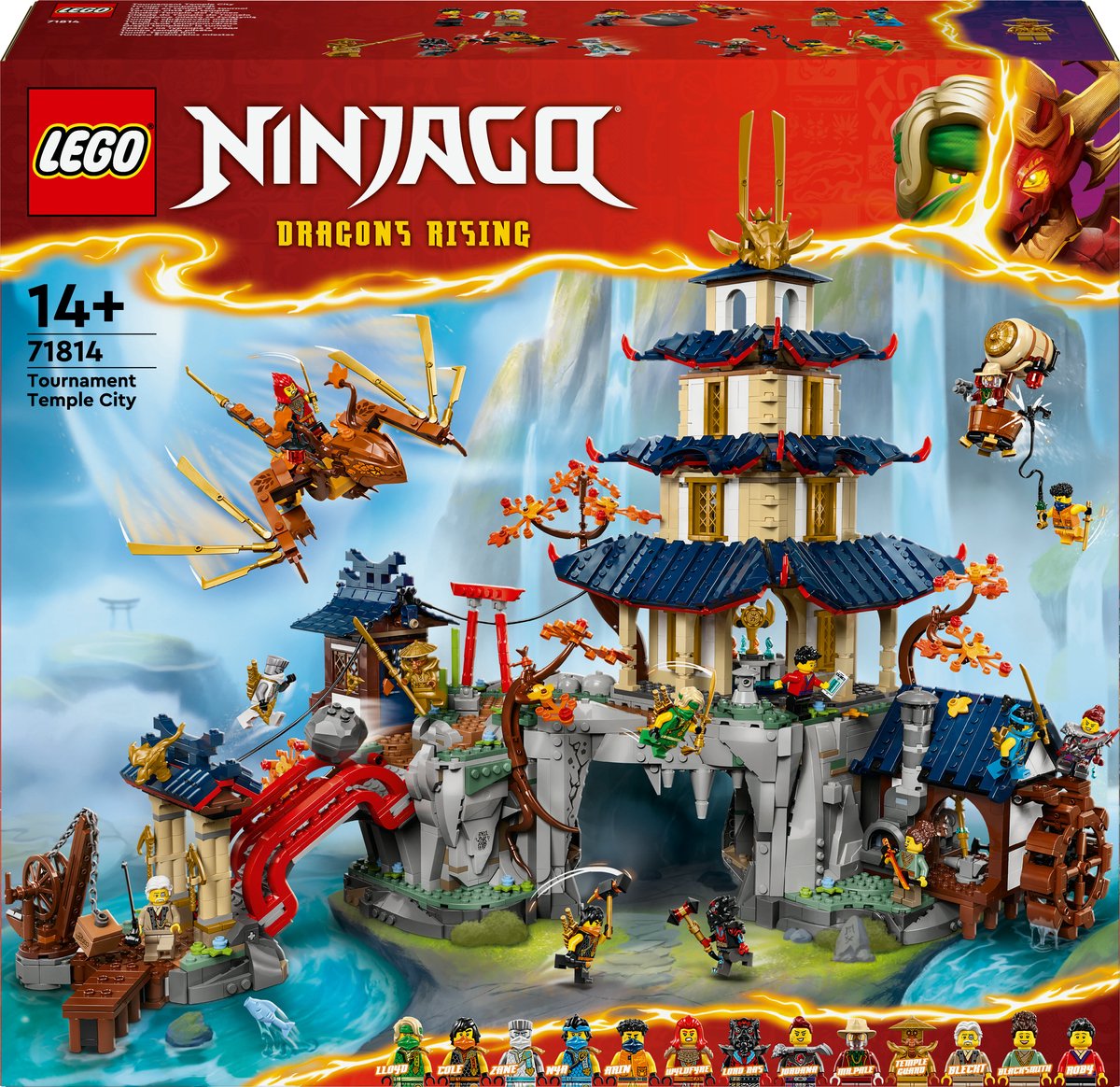 LEGO NINJAGO Toernooi Tempelstad Bouwpakket voor Kinderen - 71814